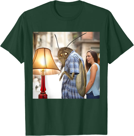 Moths Insect Lamps Meme Y'all Got Any Uhhh Lamps? Sarcastic T-Shirt - T-Shirt | Forest