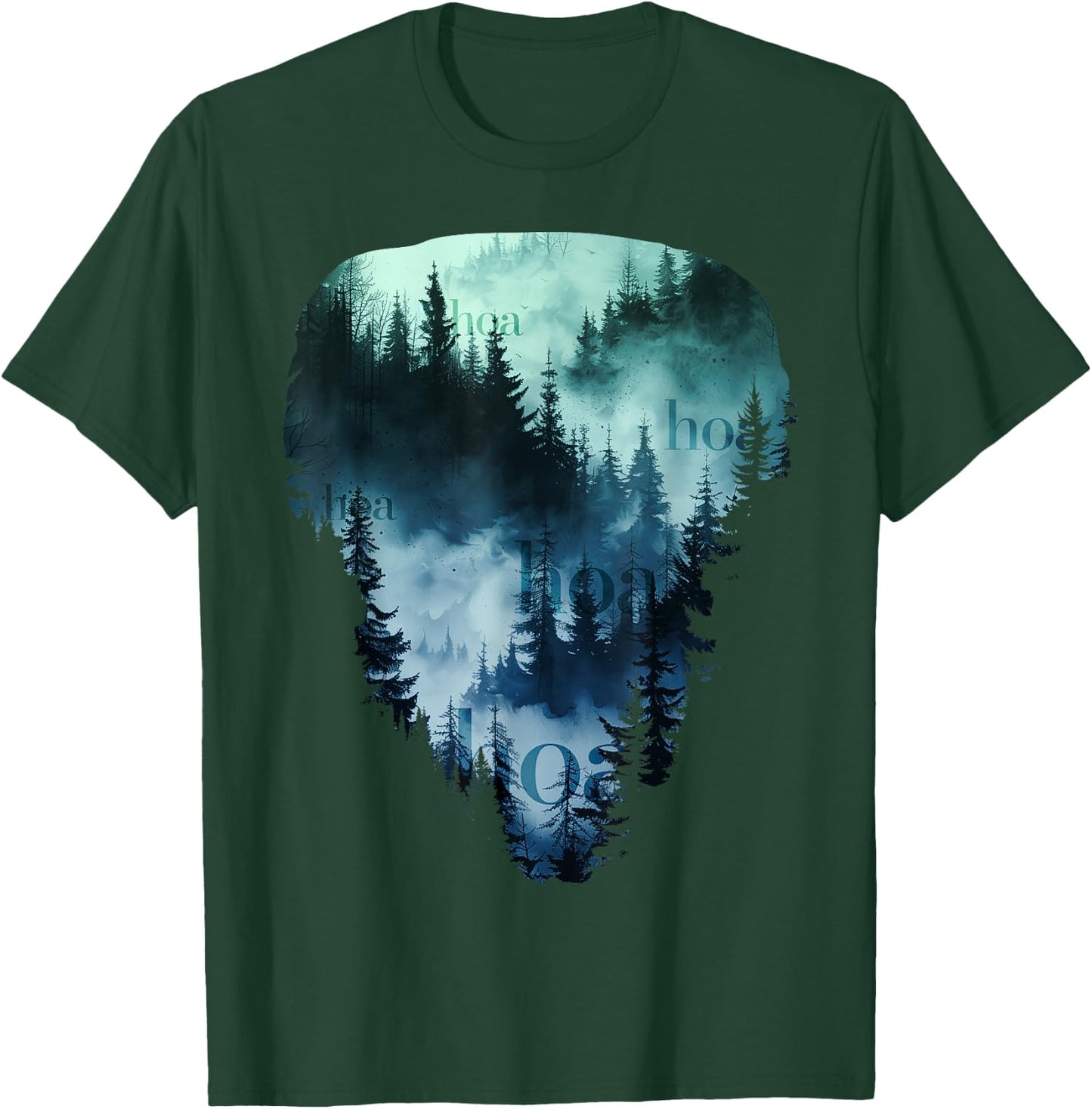 HOA HOA HOA HOA HOA Season Autumn Fall Forest Landscape T-Shirt - T-Shirt | Forest