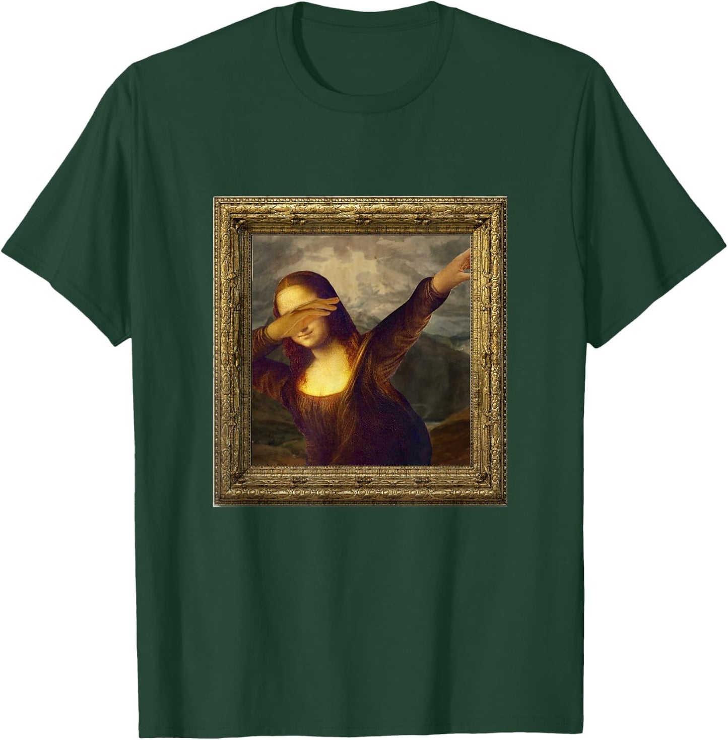 Mona Lisa Dabbing T-Shirt - T-Shirt | Forest