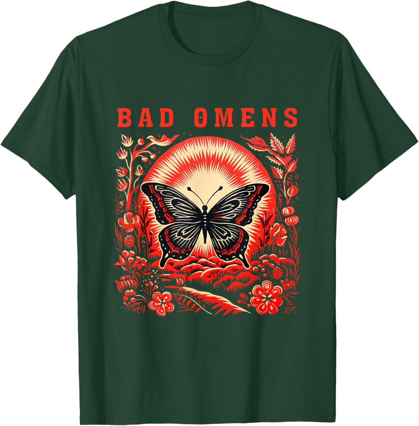 Bad Omens Moth T-Shirt - T-Shirt | Forest