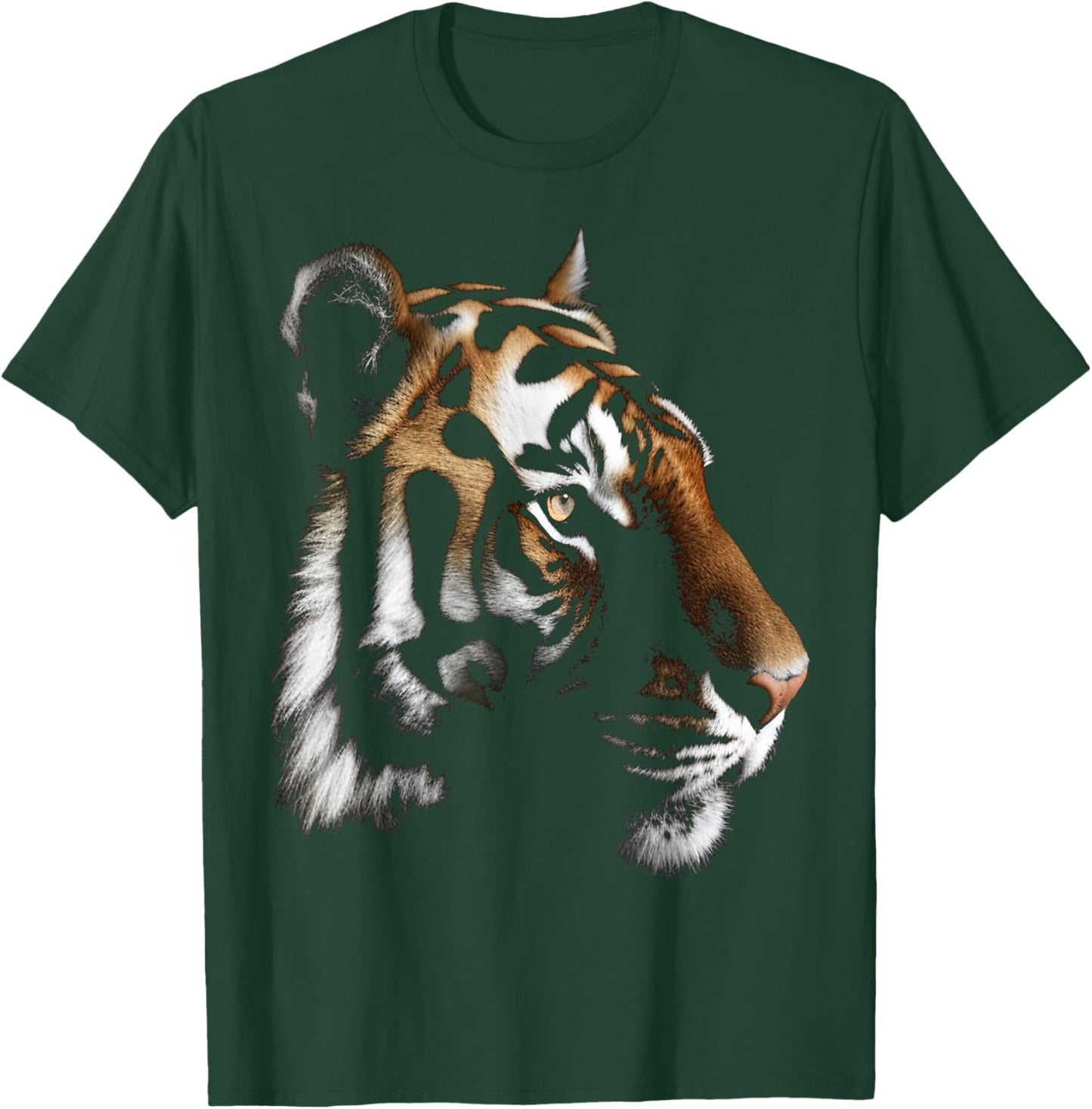 Tiger Artwork - Zoo Animal Tiger T-Shirt - T-Shirt | Forest