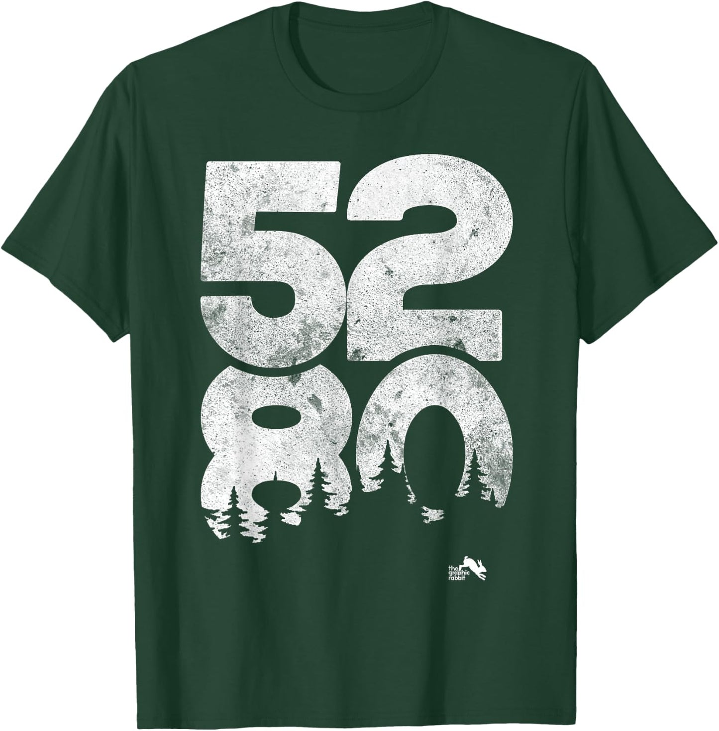 5280 T Shirt Mile High Denver Colorado T-Shirt - T-Shirt | Forest