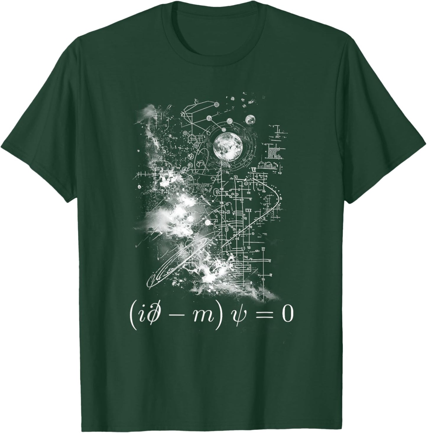 Dirac Equation Quantum Mechanics Particle Physics Geeks T-Shirt - T-Shirt | Forest