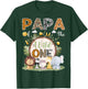 Papa Of The Wild One 1St Birthday Kids Safari Woodland T-Shirt - T-Shirt | Forest