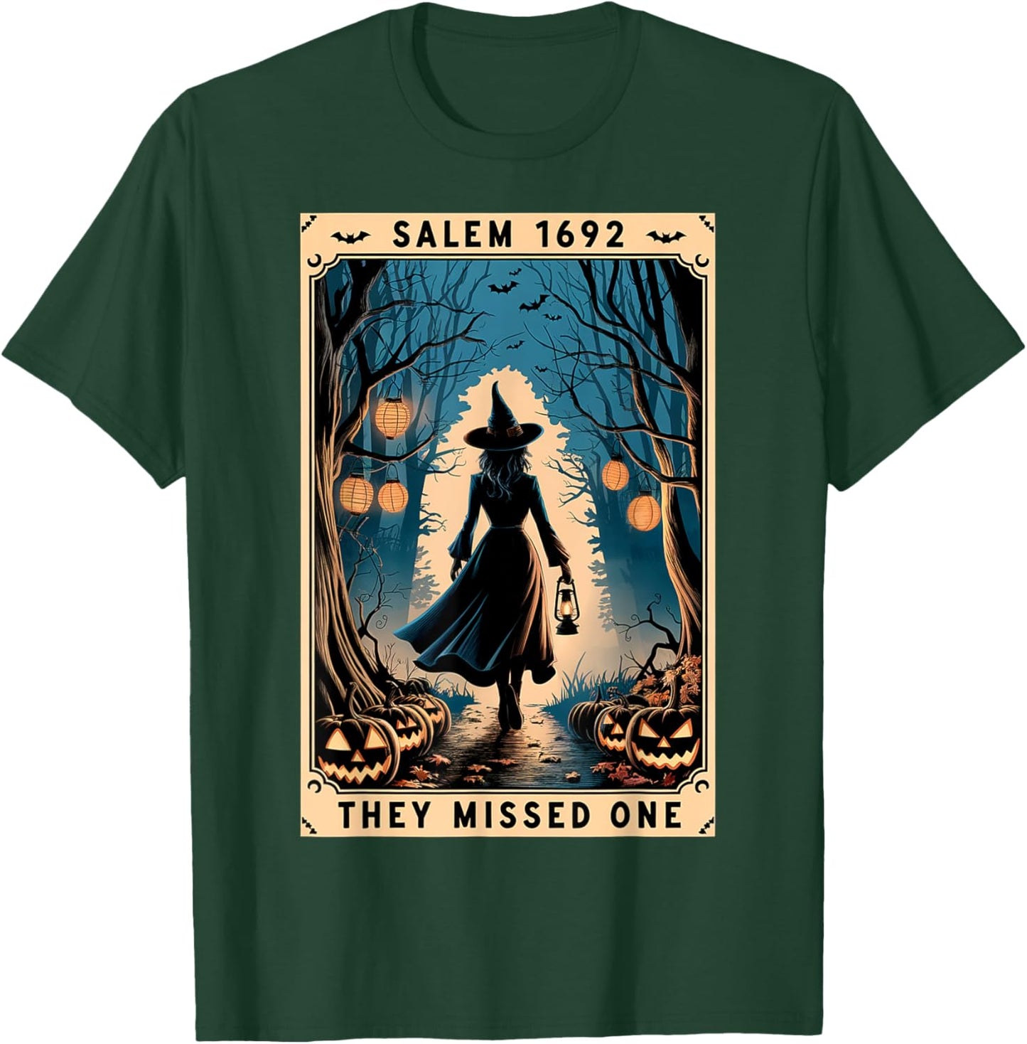 Salem 1692 They Missed One Halloween Witch Trials Women T-Shirt - T-Shirt | Forest