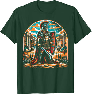 Roman Legionnaires Gladiator Ancient Rome Roman Empire T-Shirt - T-Shirt | Forest