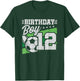 12 Year Old Soccer Birthday - Boys 12th Birthday Soccer T-Shirt - T-Shirt | Forest