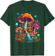 Hippie Mushrooms Psychedelic Forest Fungi Festival T-Shirt - T-Shirt | Forest