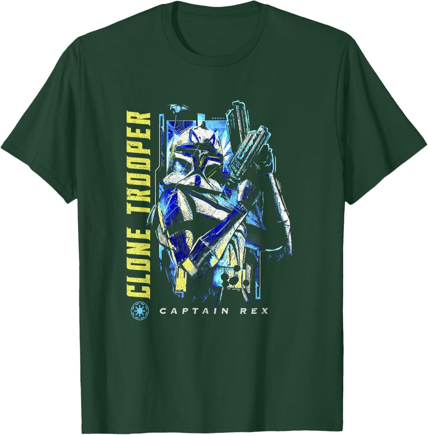 Star Wars: The Clone Wars Captain Rex Clone Trooper Poster T-Shirt - T-Shirt | Forest