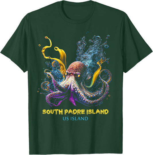 South Padre Island US Island T-Shirt - T-Shirt | Forest
