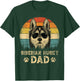 Vintage Siberian Husky Dad Dog Lovers Father's Day T-Shirt - T-Shirt | Forest