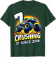 Birthday Monster Truck 7 year Old Boys 7th Party Born 2018 T-Shirt - T-Shirt | Forest