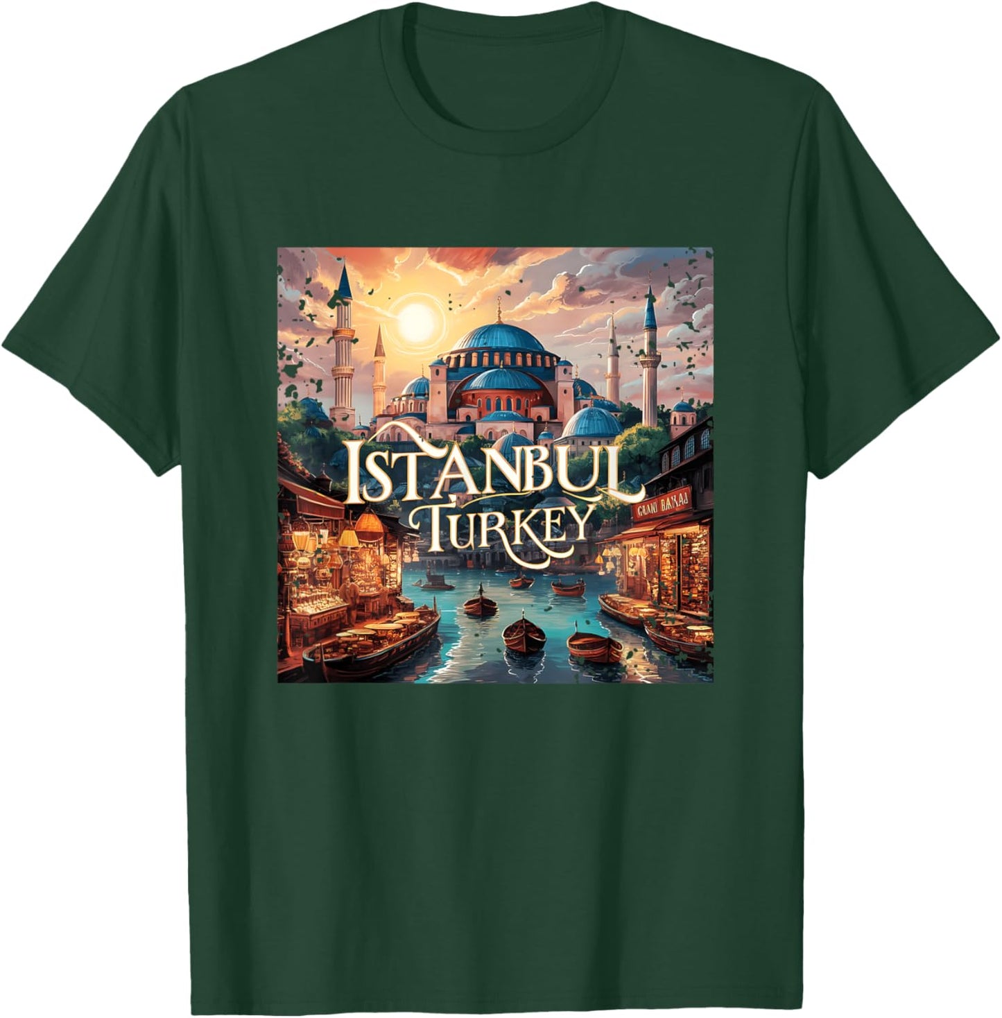 Vintage Istanbul Turkey T-Shirt - T-Shirt | Forest
