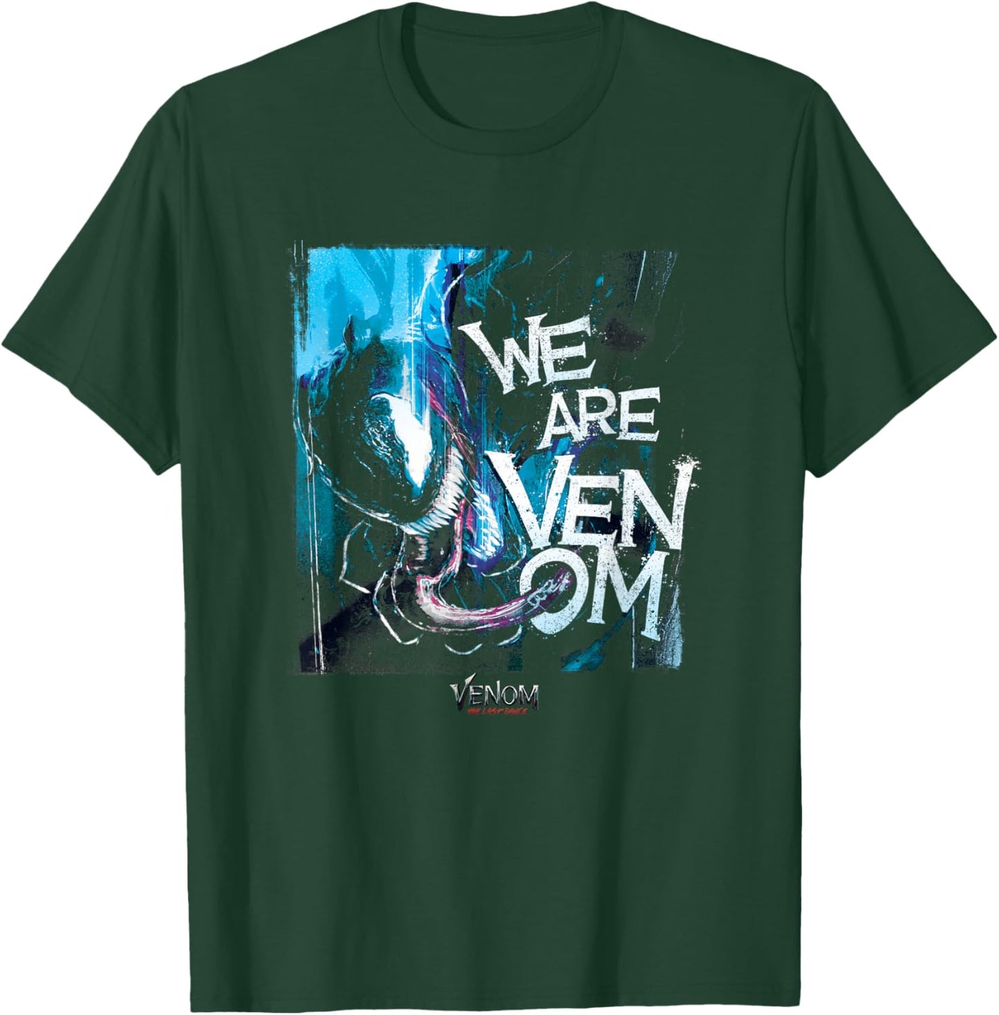 Marvel Venom: The Last Dance Distressed Symbiote Street Art T-Shirt - T-Shirt | Forest