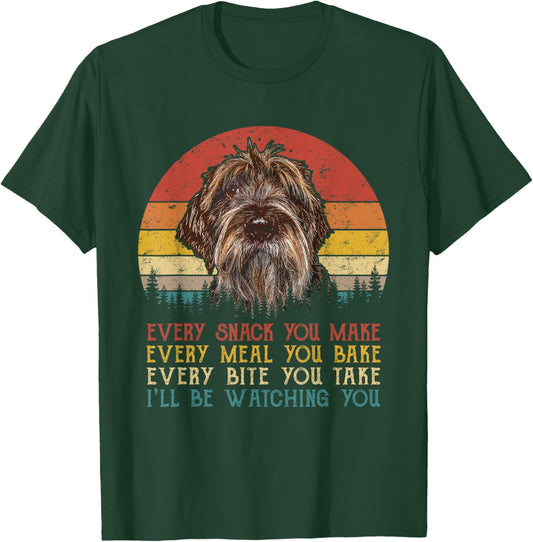 Every Snack You Make Dog Shirt Wirehaired Pointing Griffon T-Shirt - T-Shirt | Forest
