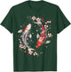 Cherry Blossom Koi Carp Fish Japanese Sakura Graphic Art T-Shirt - T-Shirt | Forest