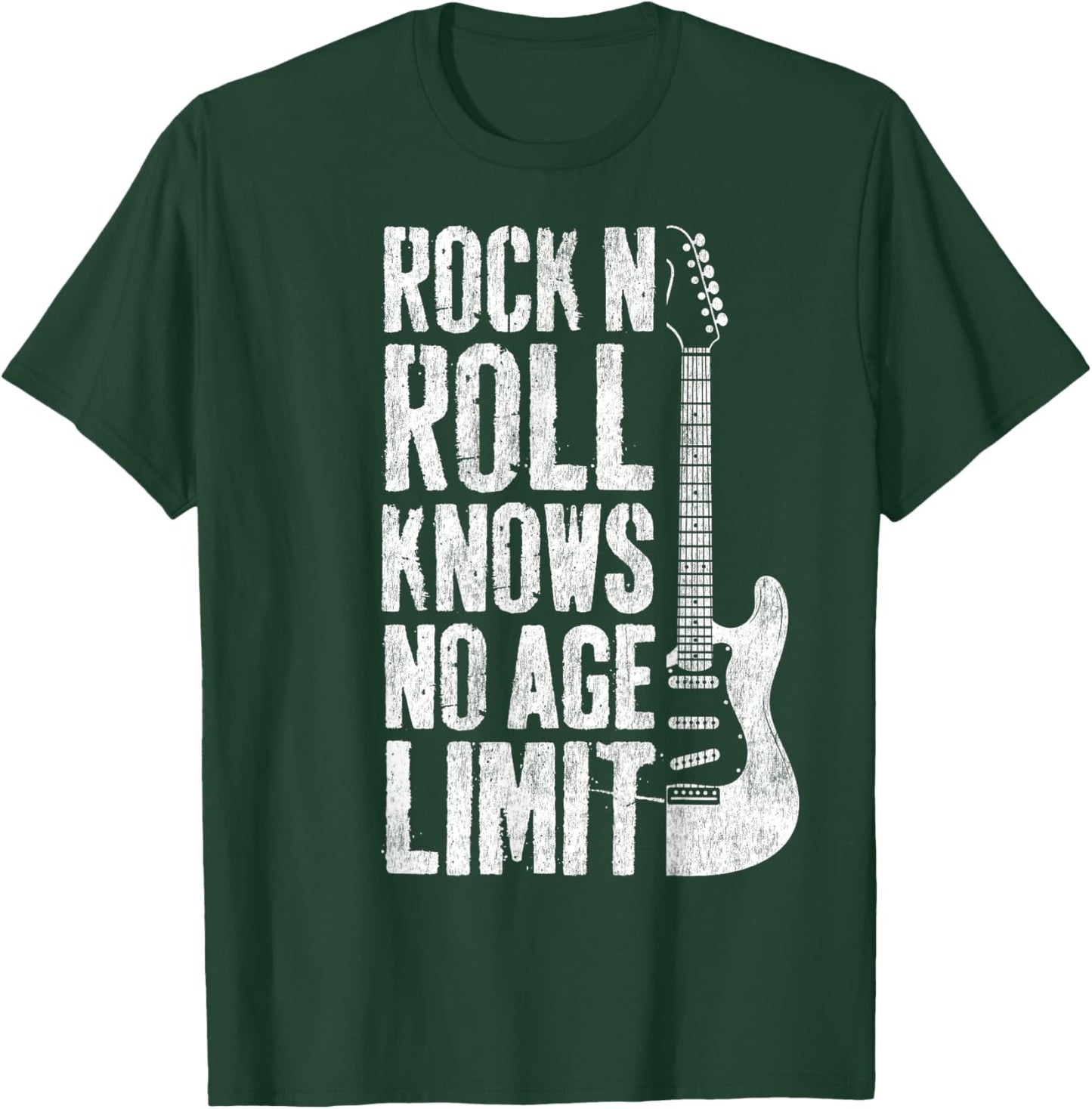 Rock and Roll Guitar Player Musicians T-Shirt - T-Shirt | Forest