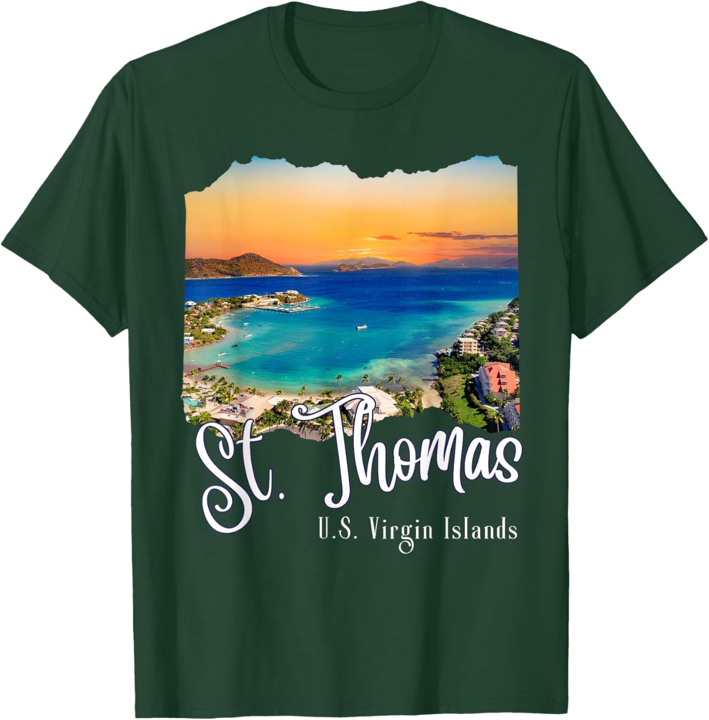 St. Thomas U.S. Virgin Islands Vacation - St Thomas T-Shirt - T-Shirt | Forest
