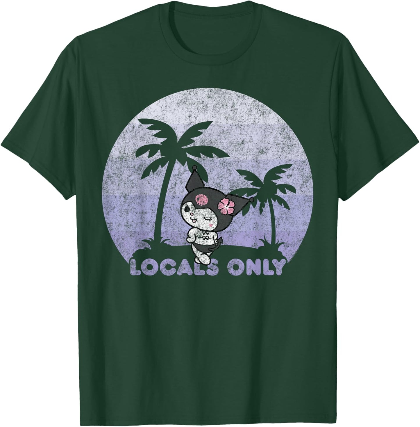 Kuromi Locals Only T-Shirt - T-Shirt | Forest