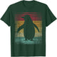 Vintage Retro Penguin 70's 80's Style Men Women Classic Gift T-Shirt - T-Shirt | Forest