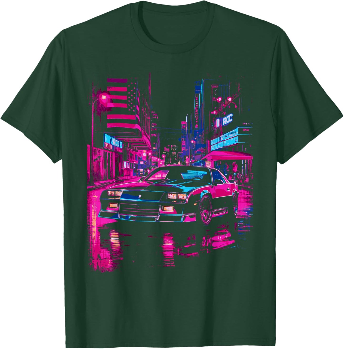 Classic IROC, IROC-Z Muscle Car American Muscle Retro 1980's T-Shirt - T-Shirt | Forest