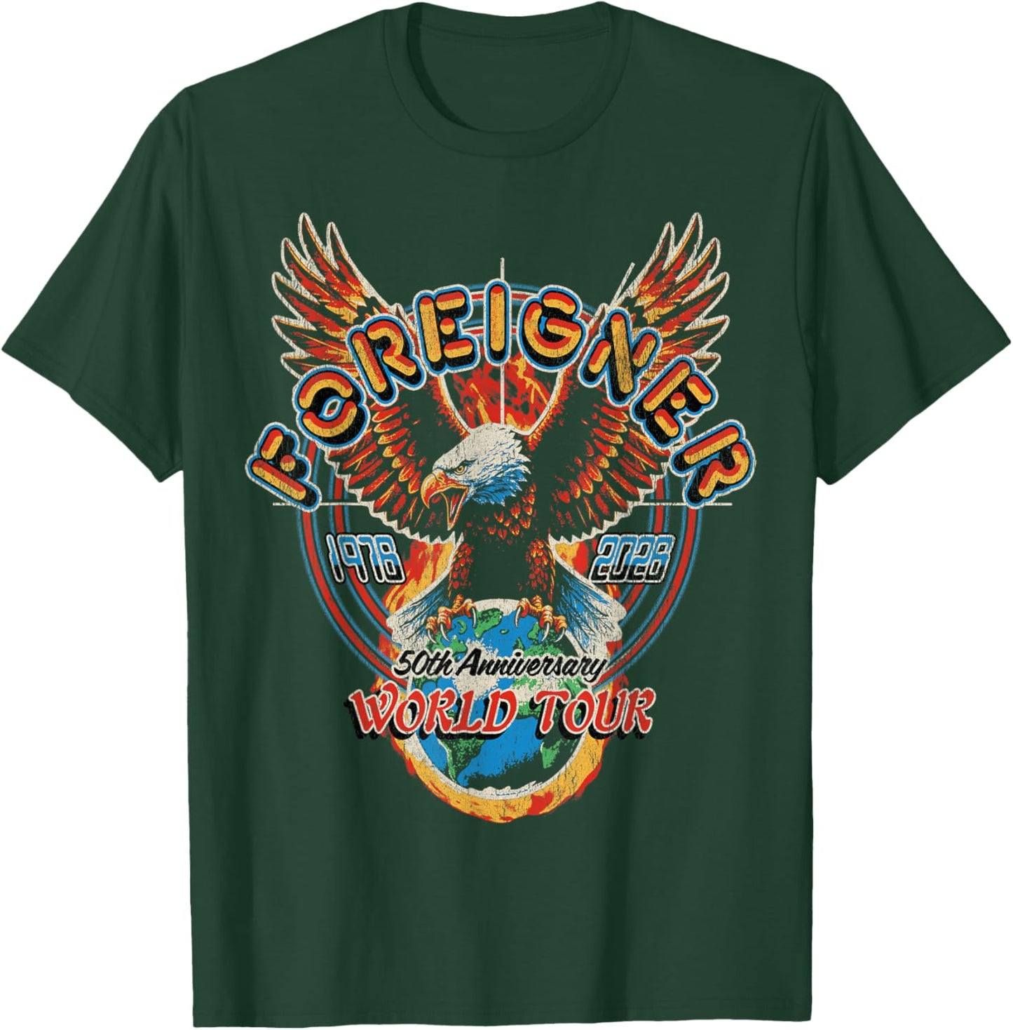 Ausländer-Tour zum 50-jährigen Jubiläum T-Shirt - T-Shirt | Forest
