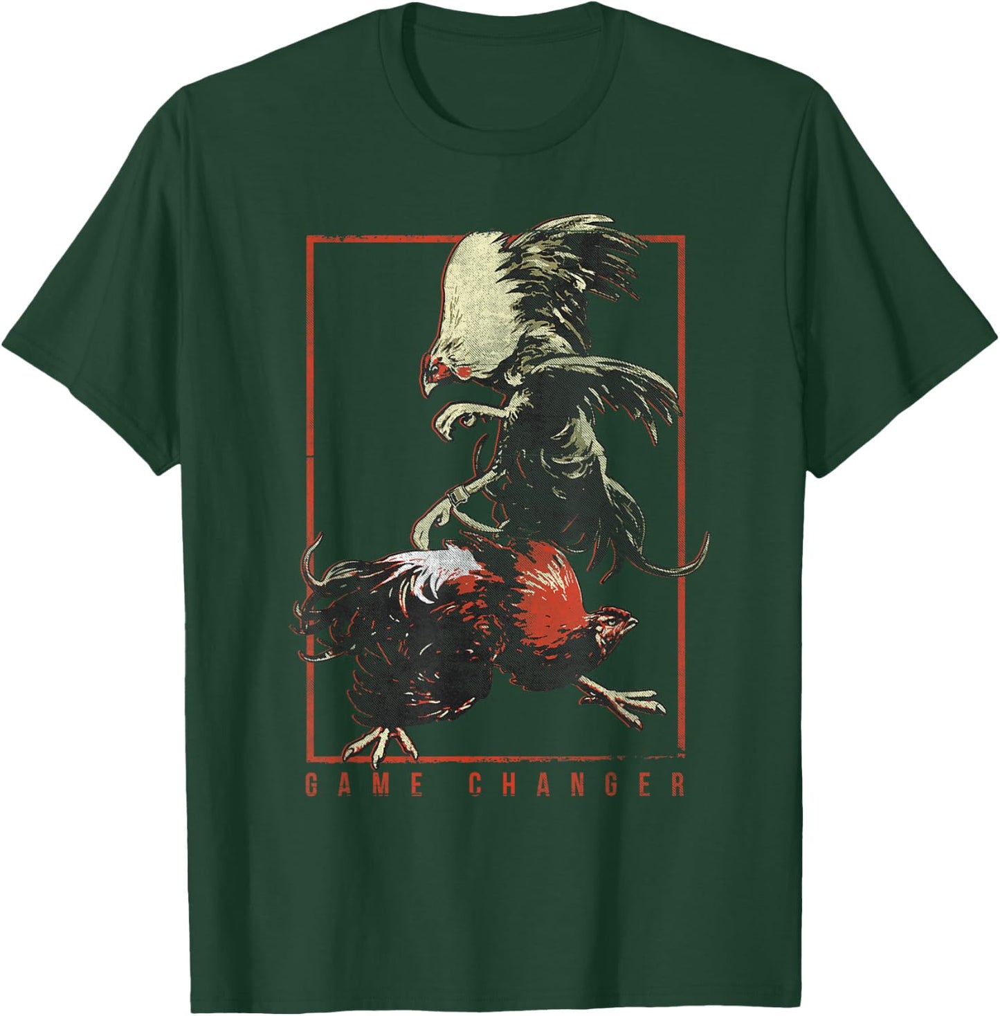 Vintage Cock Fight Shirt - Game Fowl Enthusiast Shirt T-Shirt - T-Shirt | Forest