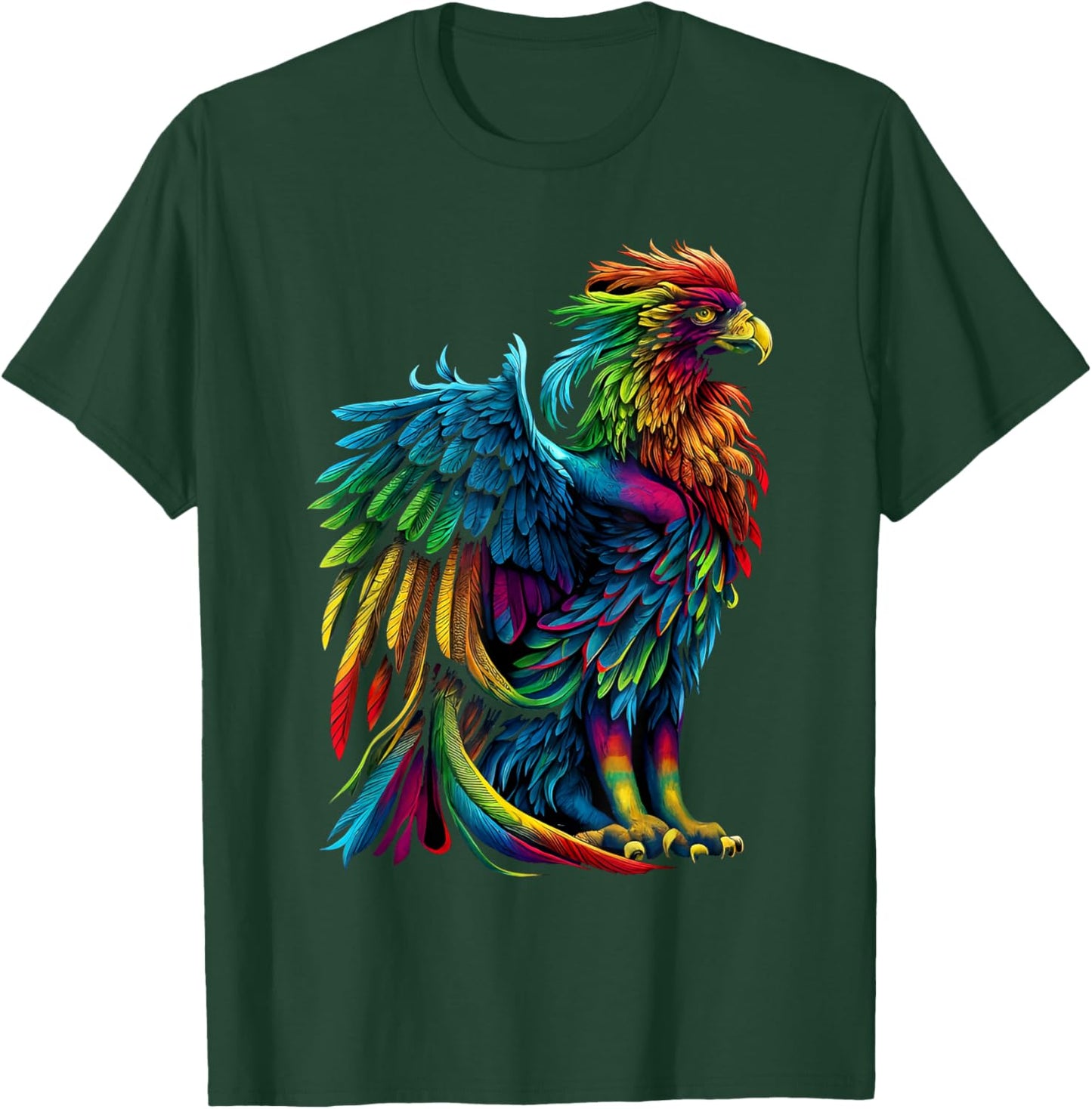 Rainbow Griffin T-Shirt - T-Shirt | Forest