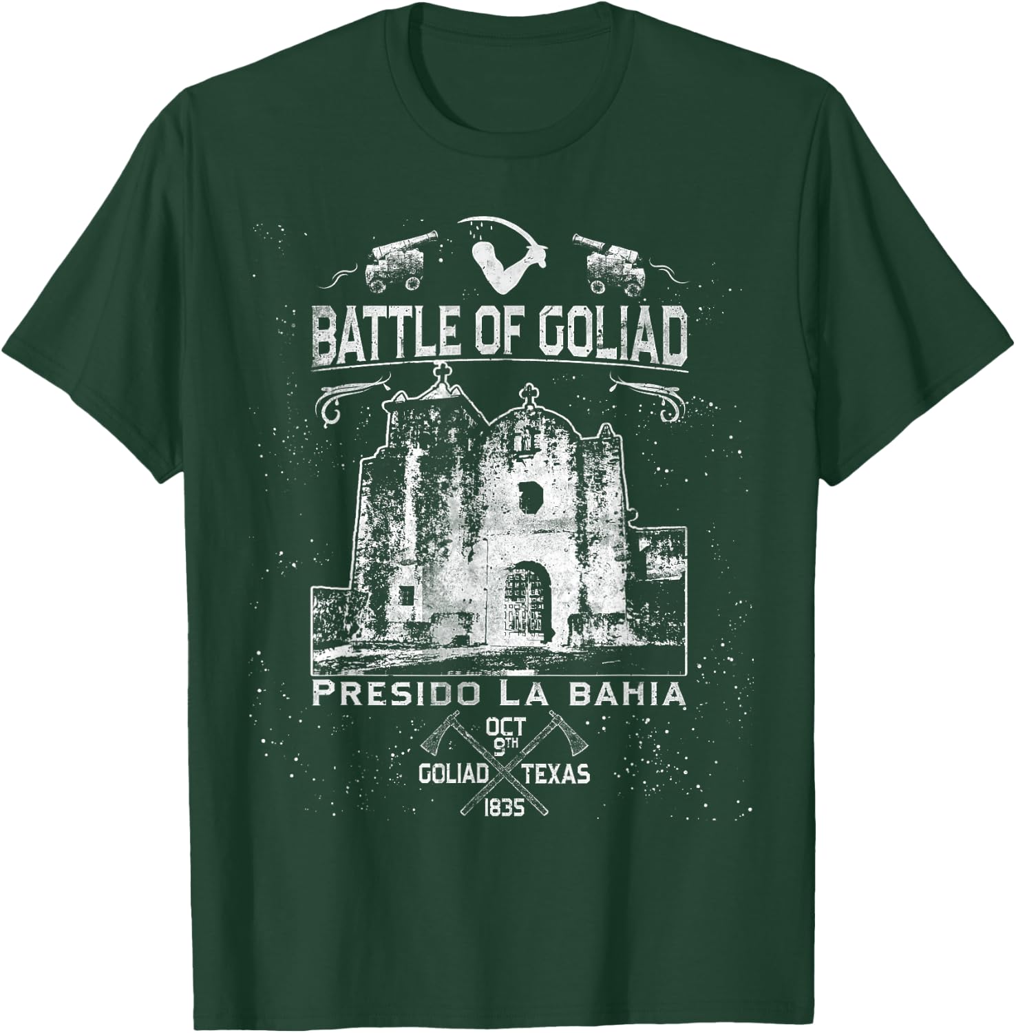 Battle of Goliad Presido La Bahia Texas History Souvenir T-Shirt - T-Shirt | Forest