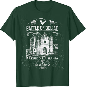 Battle of Goliad Presido La Bahia Texas History Souvenir T-Shirt - T-Shirt | Forest
