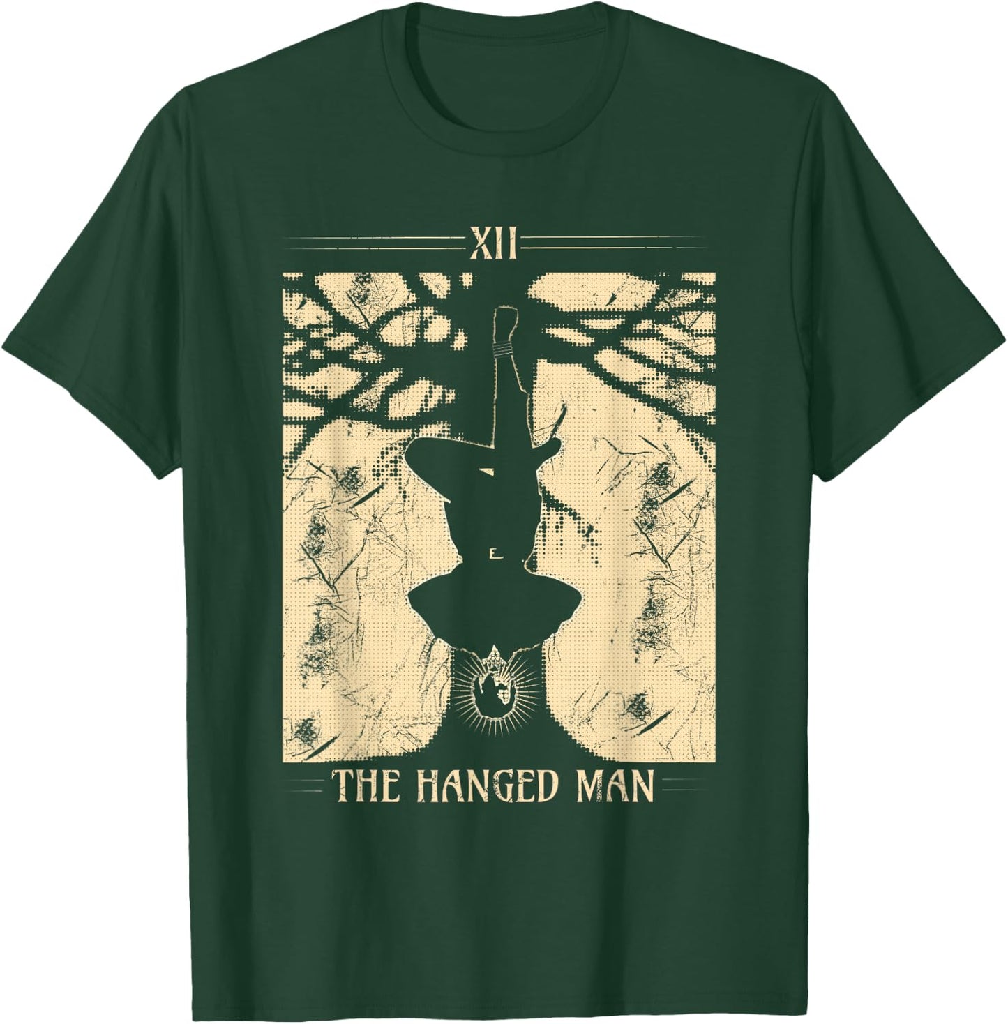 The Hanged Man Mystic Tarot Card T-Shirt - T-Shirt | Forest