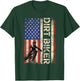 Dirt Bike American USA Flag Motocross Biker 4th of July Men T-Shirt - T-Shirt | Forest