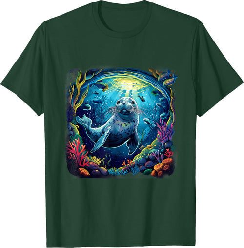 Seal Marine Mammal Ocean Sea Animal Artwork Sea Ocean Seal