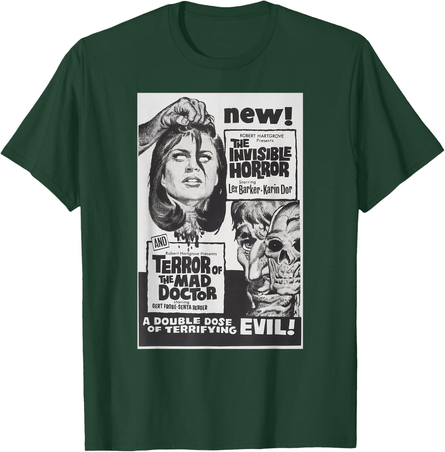 Horror Terror Classic Halloween Monster Poster Horror Movie T-Shirt - T-Shirt | Forest