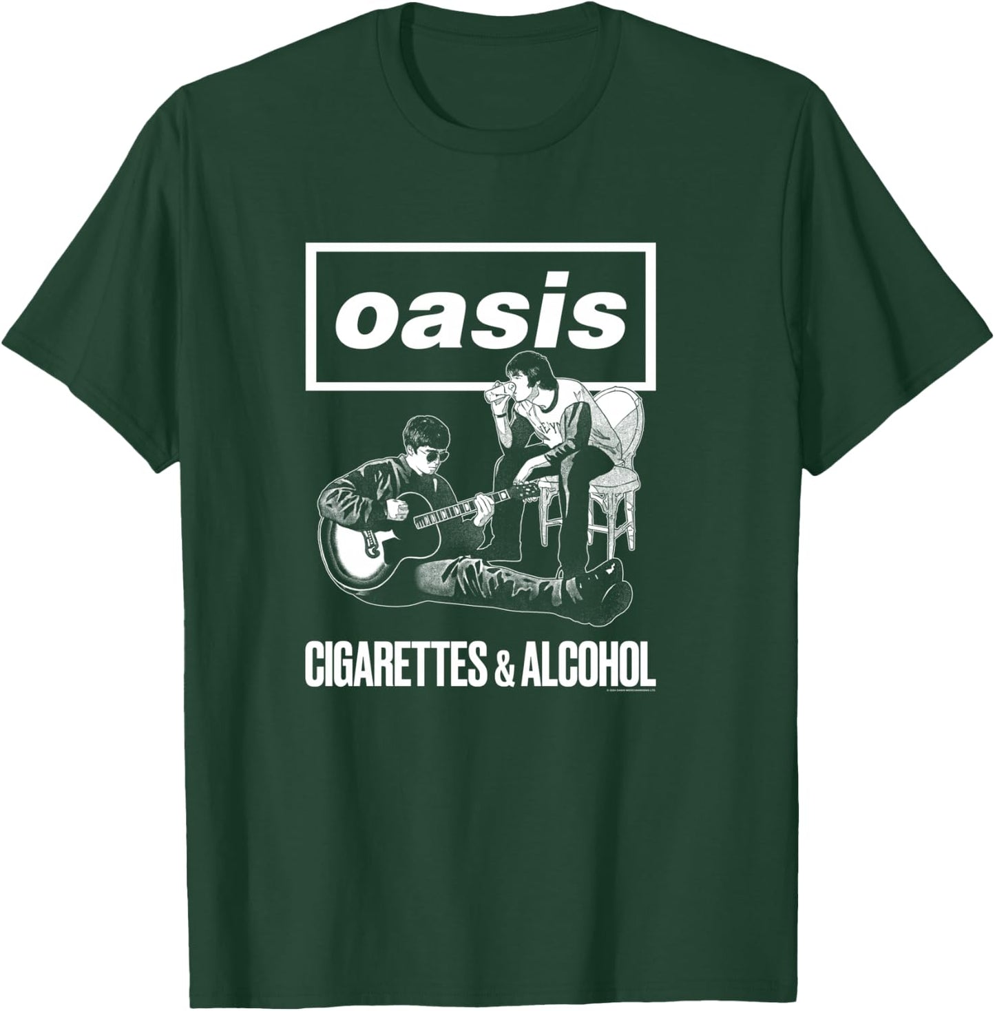 Oasis – Cigarettes And Alcohol T-Shirt - T-Shirt | Forest