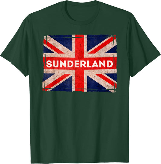 Sunderland Flag Born And Bred T-Shirt - T-Shirt | Forest