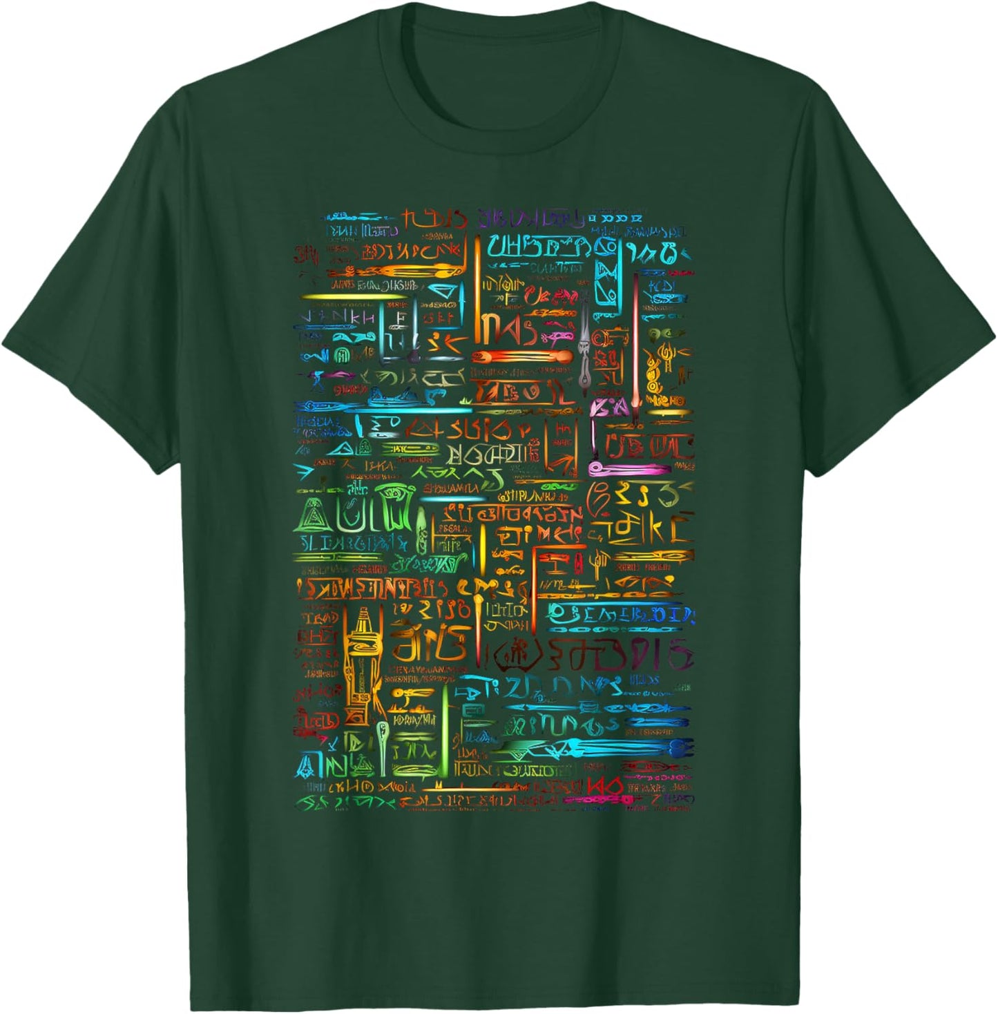 Colorful Art Graphic Motif Artwork T-Shirt - T-Shirt | Forest