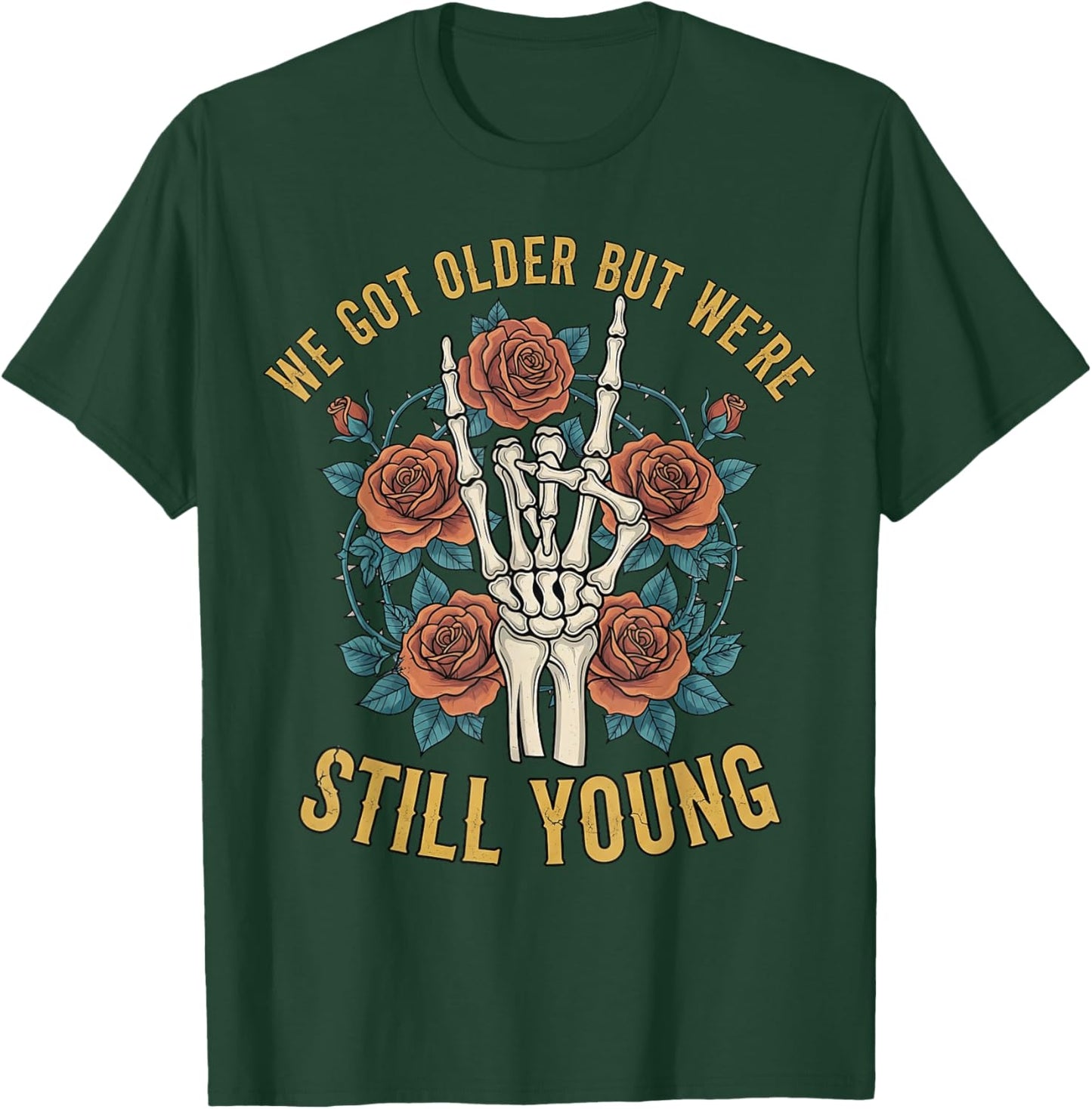 We Got Older But We’re Still Young Gothic Pop Punk Emo Retro T-Shirt - T-Shirt | Forest