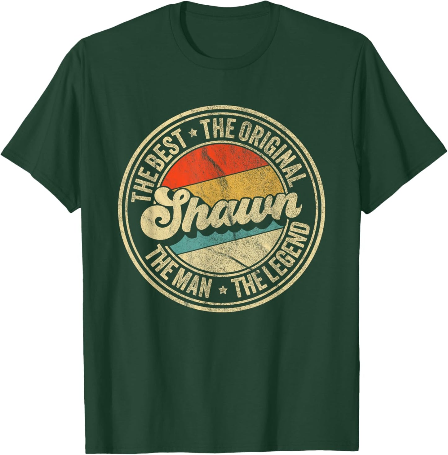 Retro Shawn Name Saying Funny Shawn T-Shirt - T-Shirt | Forest