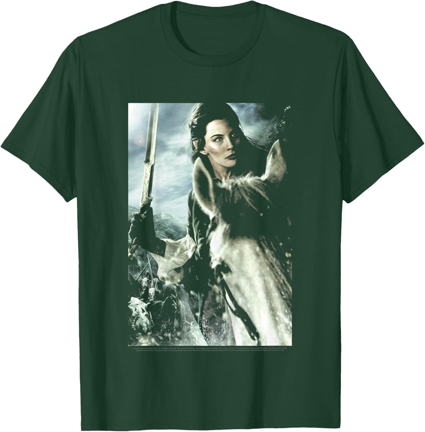 Kids The Lord Of The Rings Arwen Poster T-Shirt - T-Shirt | Forest