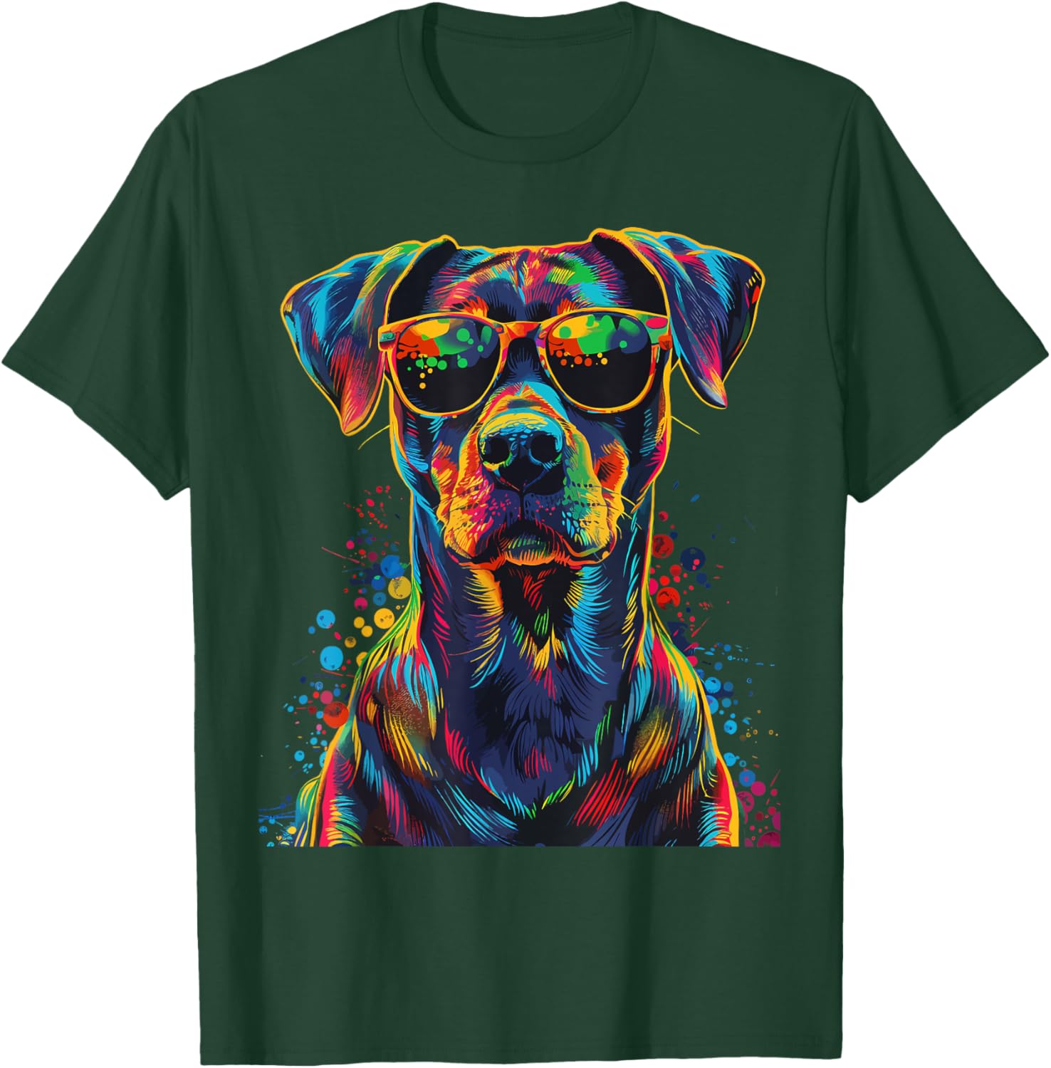 Catahoula Lovers Design Pop Art Funny Catahoula Leopard Dog T-Shirt - T-Shirt | Forest