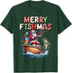 Merry Fishmas Santa Fishing Lovers Funny Fisherman Christmas T-Shirt - T-Shirt | Forest