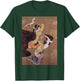 Dance of Cranes Japanese Retro Art Small T-Shirt - T-Shirt | Forest
