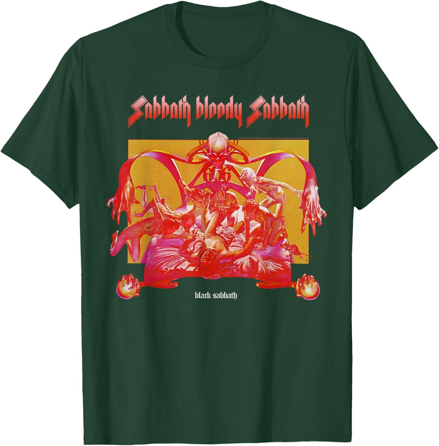 Black Sabbath Official Sabbath Bloody Sabbath Bright T-Shirt - T-Shirt | Forest