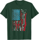 American Flag Guns Riffles Bullets US Flag Weapon Ammo Lover T-Shirt - T-Shirt | Forest