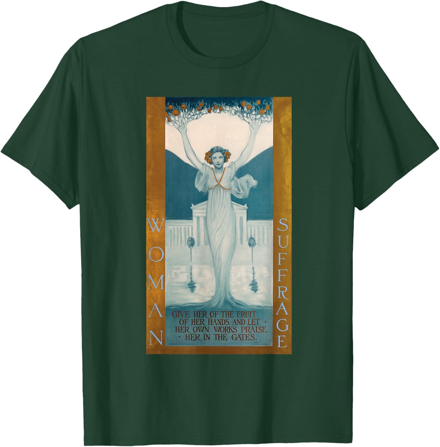 Retro Woman Suffrage 19th Amendment T-Shirt - T-Shirt | Forest