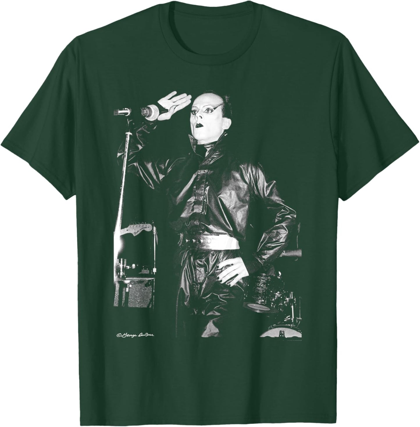 Klaus Nomi German Singer B&W By George DuBose T-Shirt - T-Shirt | Forest