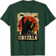 Vintage Catzilla - Funny Kitten and Cat T-Shirt - T-Shirt | Forest