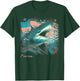Shark Funny 4th of July American Flag Patriotic America USA Kids Men T-Shirt - T-Shirt | Forest