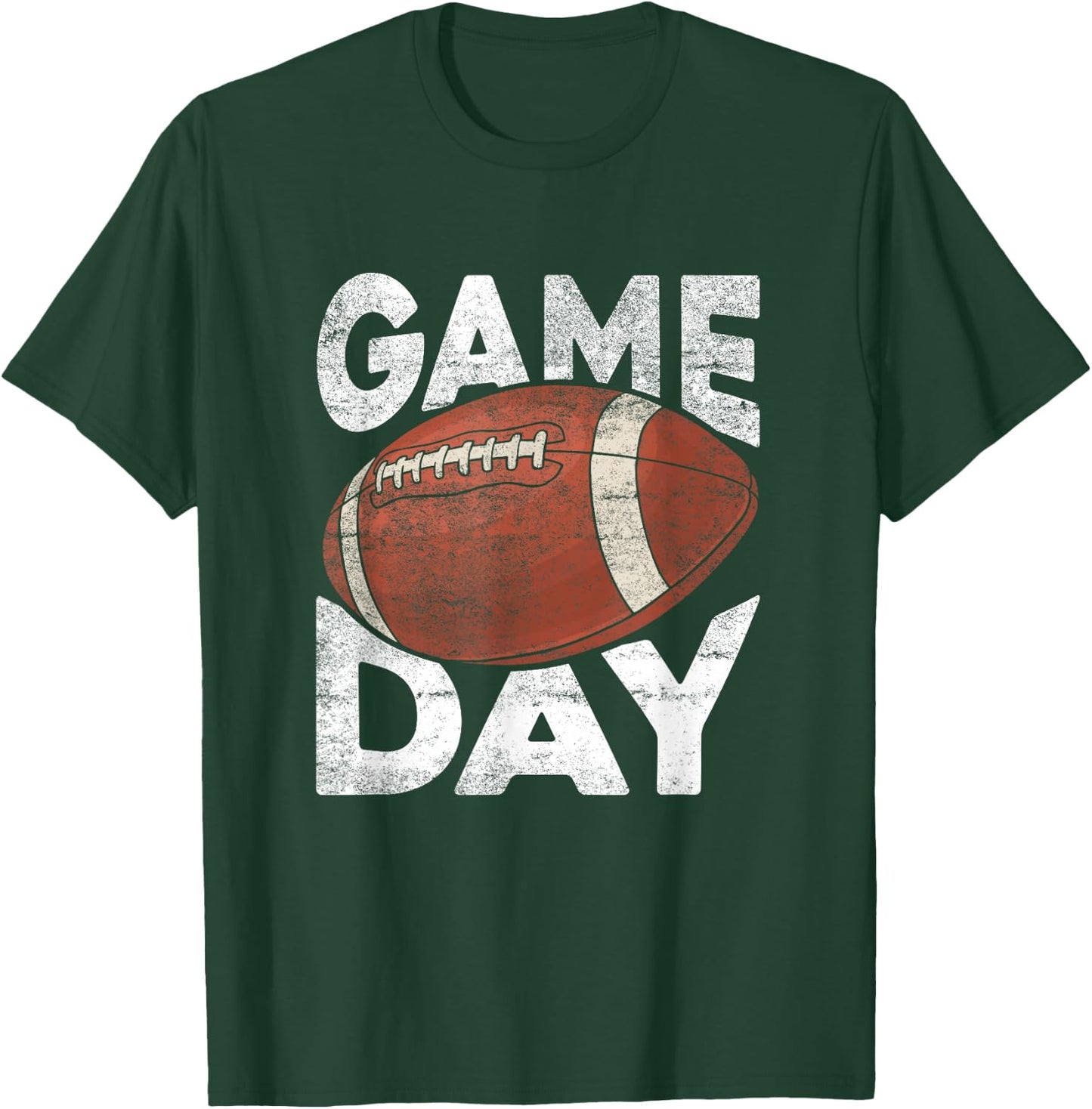 Vintage American Football Game Sports Lover T-Shirt - T-Shirt | Forest